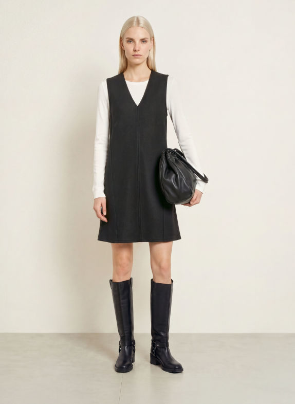 Marc O'Polo Strickkleid SCHWARZ