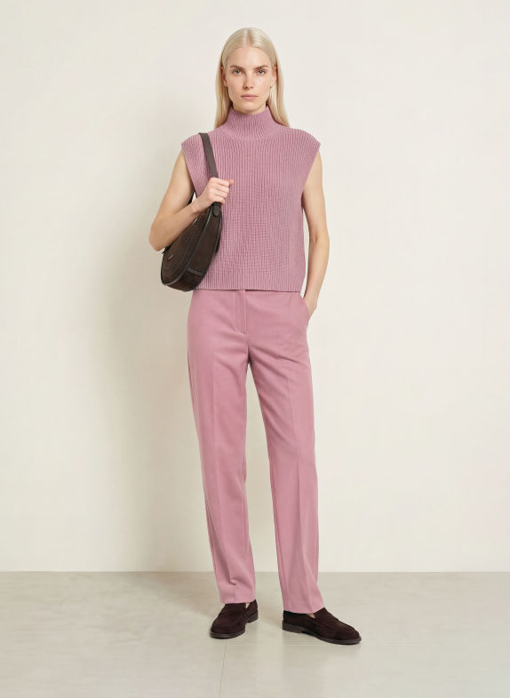 Marc O'Polo Wide-leg trousers DUSKY PINK