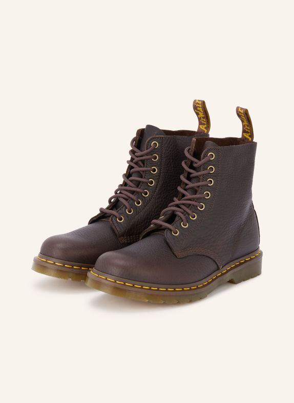 Dr. Martens Lace-up boots 1460 PASCAL DARK BROWN / GOLD