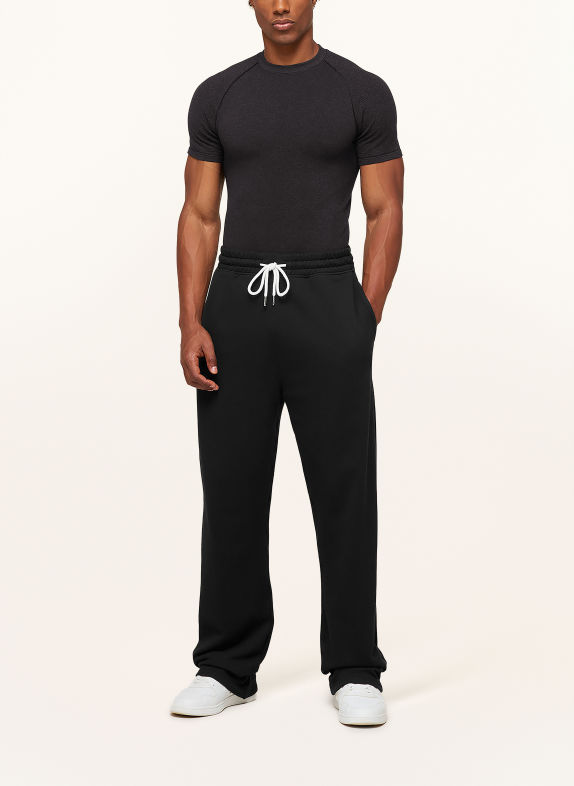 GYMSHARK Funktionsshirt COTTON SEAMLESS SCHWARZ