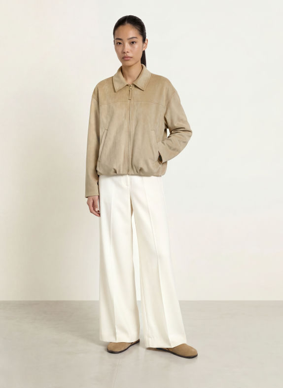 s.Oliver RED Blouson in Lederoptik CAMEL