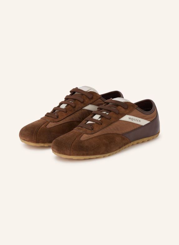 McQUEEN Sneaker BOXE BRAUN / DUNKELBRAUN / CREME