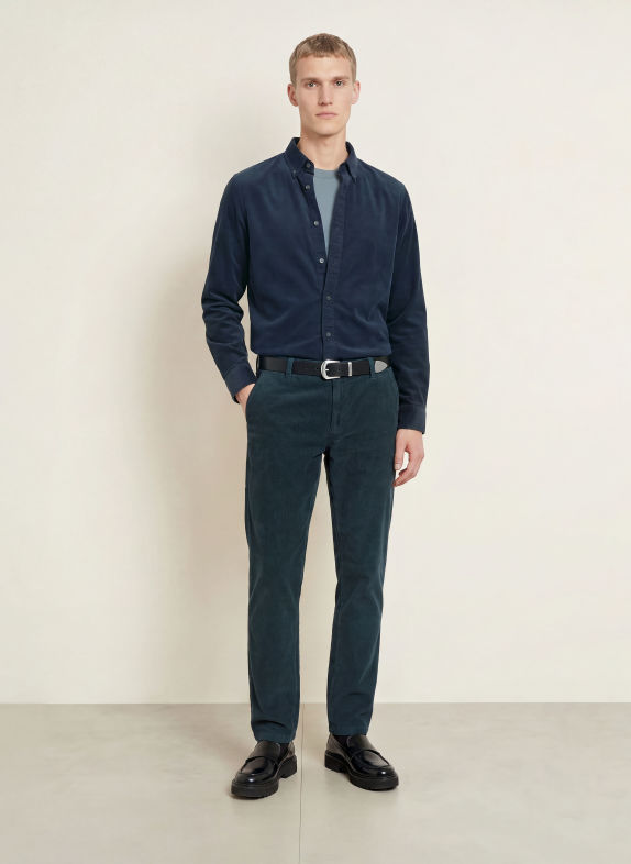 Marc O'Polo MADS JOGGER Cord Pants, Regular Fit DARK GRAY