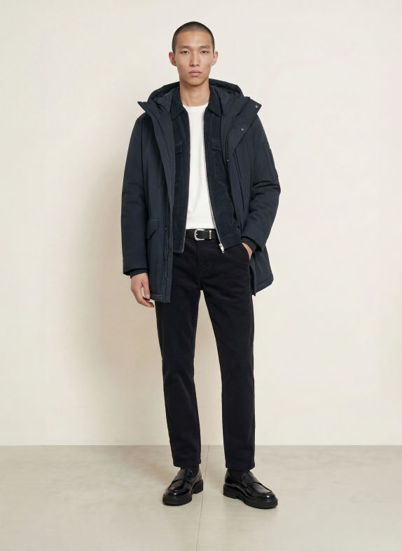 Marc O'Polo Cordhose MADS JOGGER Regular Fit DUNKELBLAU