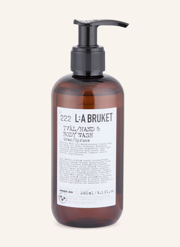 L:A BRUKET Seife 222 GRAN/ SPRUCE BRAUN / SCHWARZ