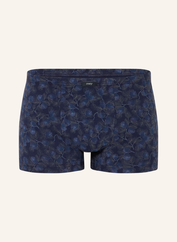 mey DARK LEAVES Boxer shorts Collection DARK BLUE / BEIGE / BLUE GRAY