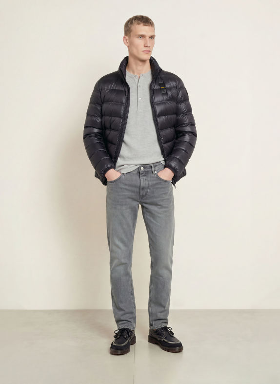 Blauer Daunenjacke BELMONT SCHWARZ