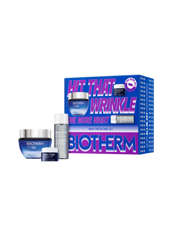 BIOTHERM BLUE THERAPY NIGHT CREAM ROUTINE SET