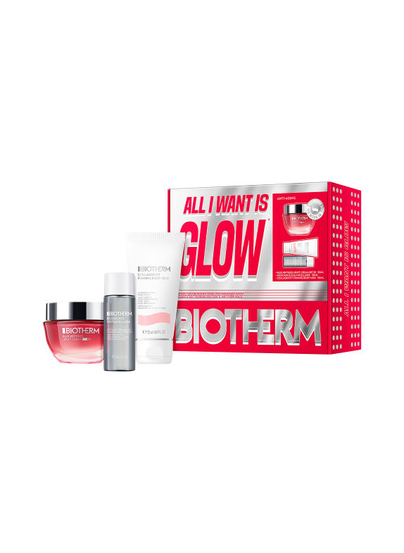 BIOTHERM BLUE PEPTIDES UPLIFT SPF 30 CREAM ROUTINE SET
