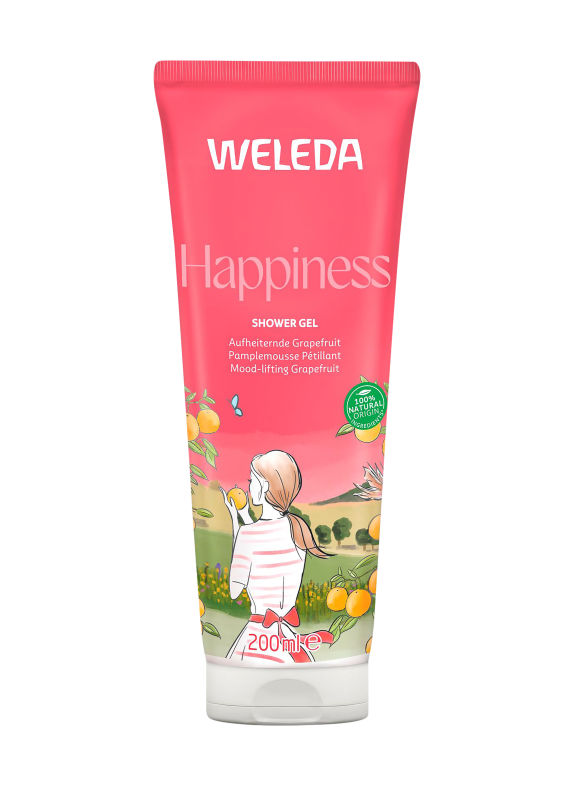 WELEDA HAPPINESS SHOWER GEL GRAPEFRUIT