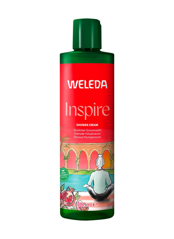 WELEDA INSPIRE SHOWER CREAM GRANATAPFEL