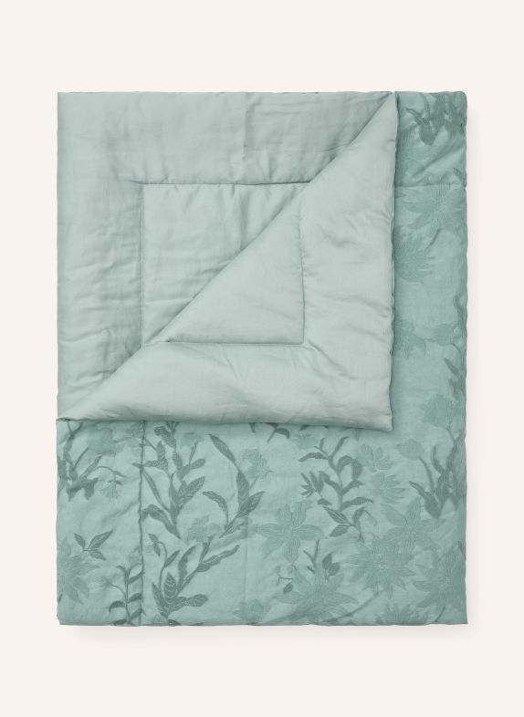 ESSENZA Couvre-lit CLAUDINE VERT CLAIR / VERT
