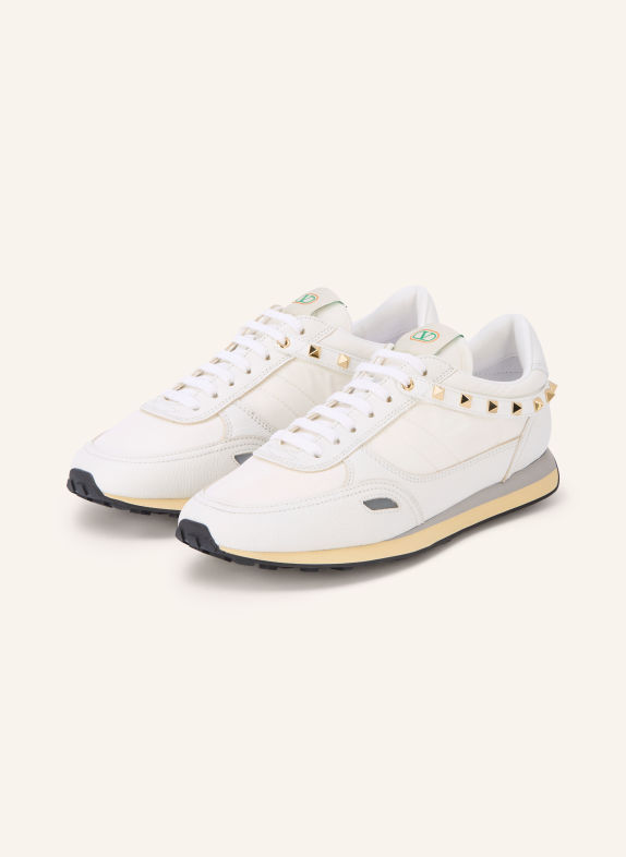 VALENTINO GARAVANI STUD UP-sneakers met studs WIT / GOUD