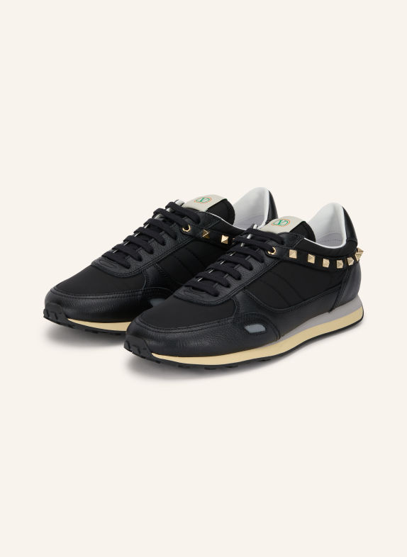 VALENTINO GARAVANI Sneaker STUD UP mit Nieten SCHWARZ / GOLD