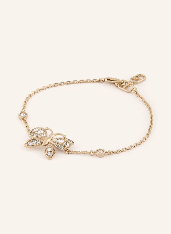 VALENTINO GARAVANI FLUTTERBY Bracelet GOLD / WHITE