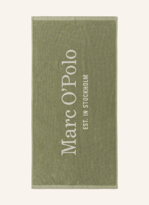 Marc O'Polo 2er-Set Handtücher STATEMENT KHAKI / ECRU