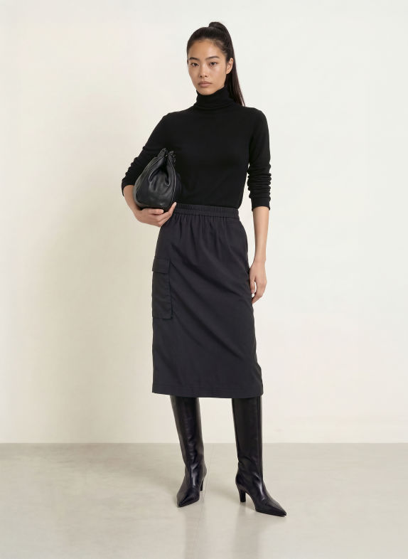MAX & Co. AMA Turtleneck sweater BLACK