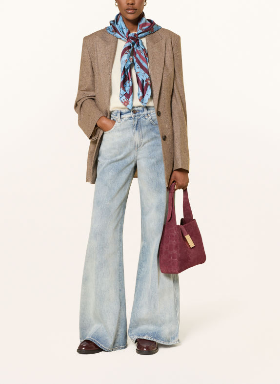 MOULIEBRE Beuteltasche TERESA DUNKELROT / GOLD