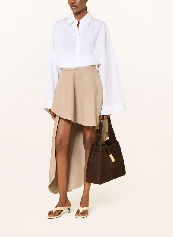 MOULIEBRE Beuteltasche TERESA LARGE DUNKELBRAUN / GOLD