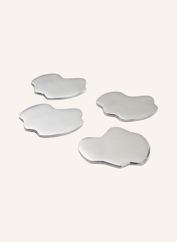 Jotex 4er-Set Untersetzer MICAH SILBER