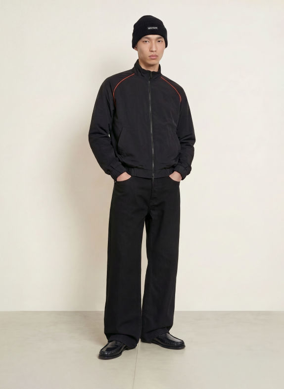 WRSTBHVR Blouson JALE ZWART / NEONORANJE