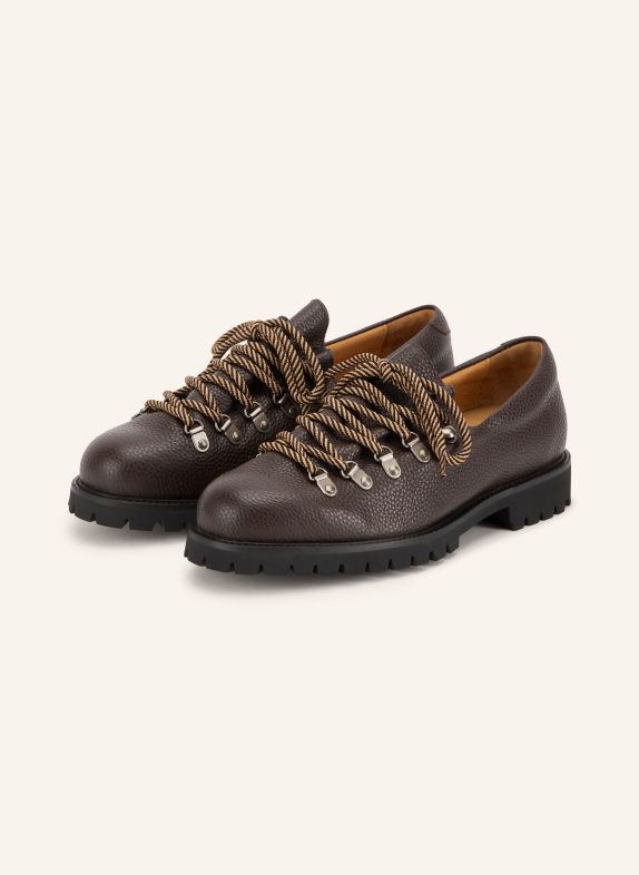 Paper Straight HERITAGE Lace-up shoes DARK BROWN / SILVER