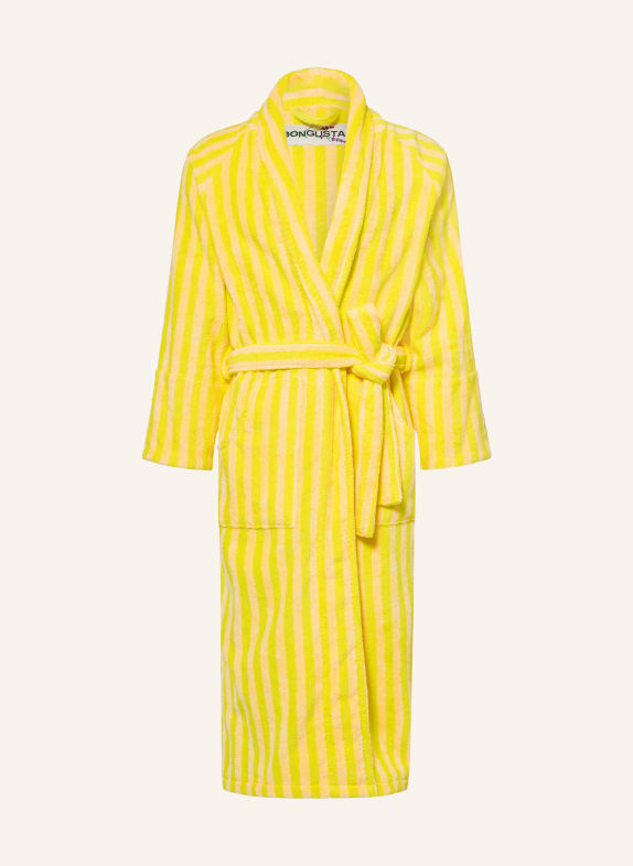 BONGUSTA Unisex badjas NARAM NEONGEEL / LICHTGEEL