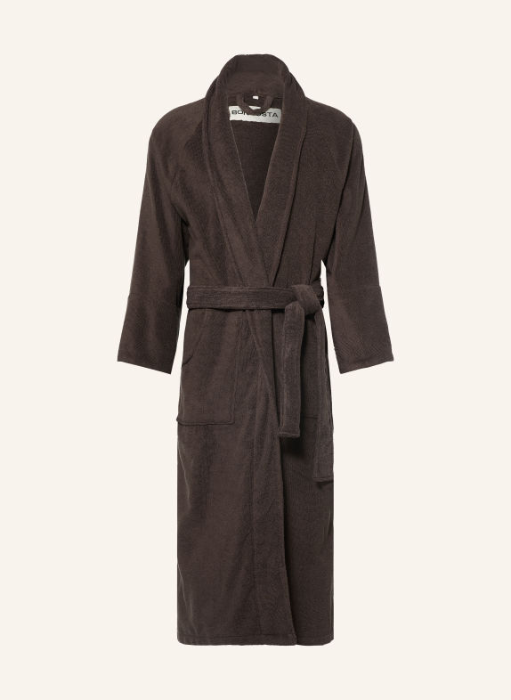 BONGUSTA Unisex badjas NARAM MARRON FONCÉ