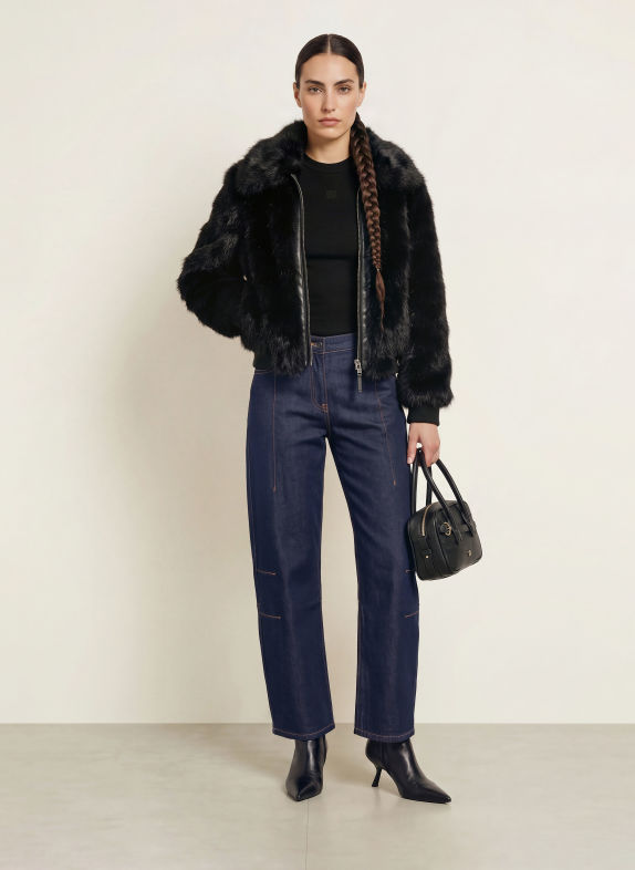 WRSTBHVR Veste en fausse fourrure GELIJA NOIR