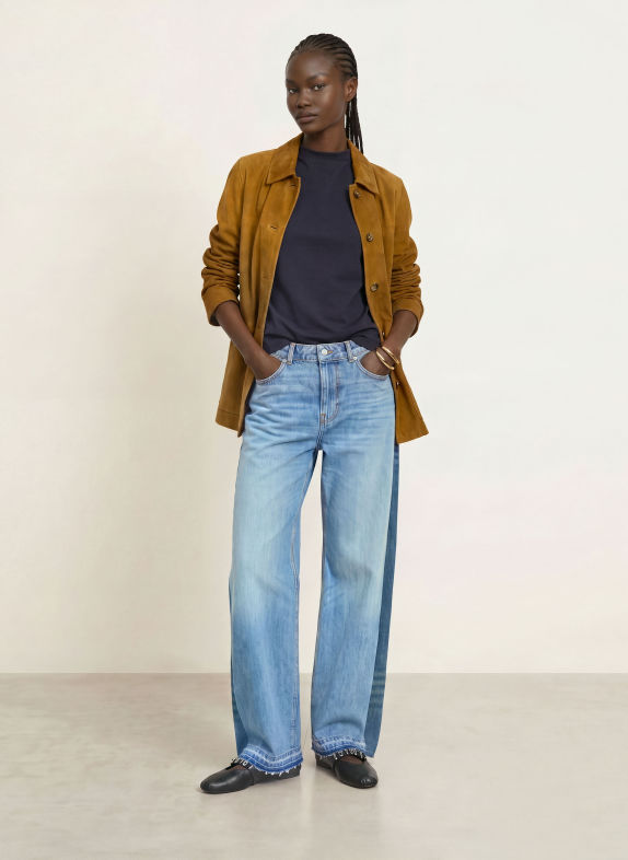 ba&sh Wide Leg Jeans MISLAV BLUE BLUE JEANS