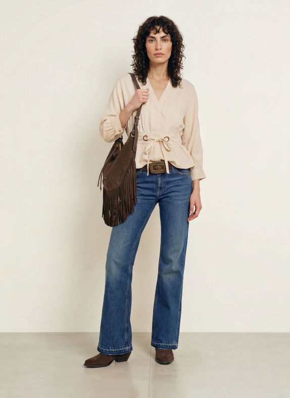 ba&sh Busenshirt PRECILA ECRU