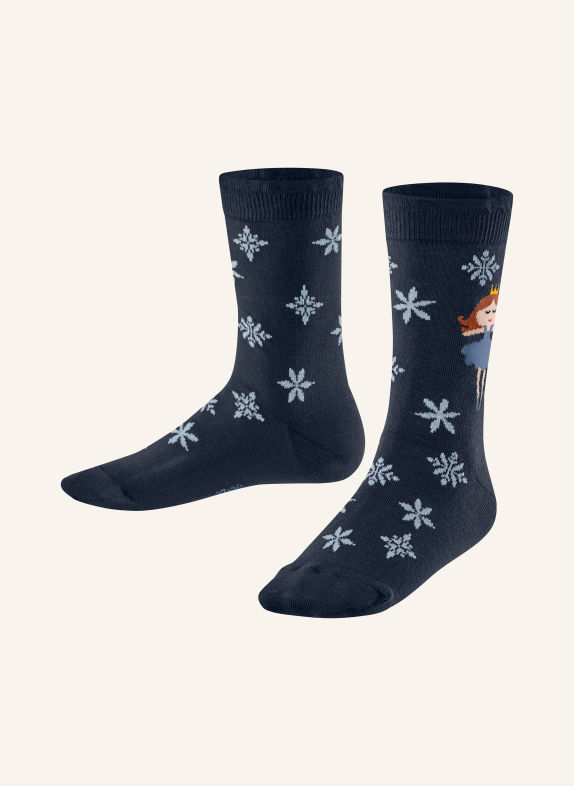 FALKE Socken FAIRY mit Glitzergarn 6116 SPACE BLUE