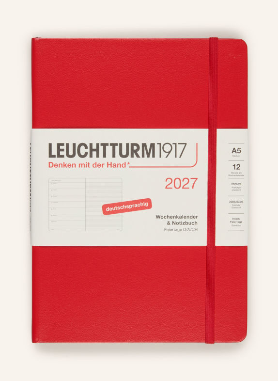 LEUCHTTURM1917 Wochenkalender ROT