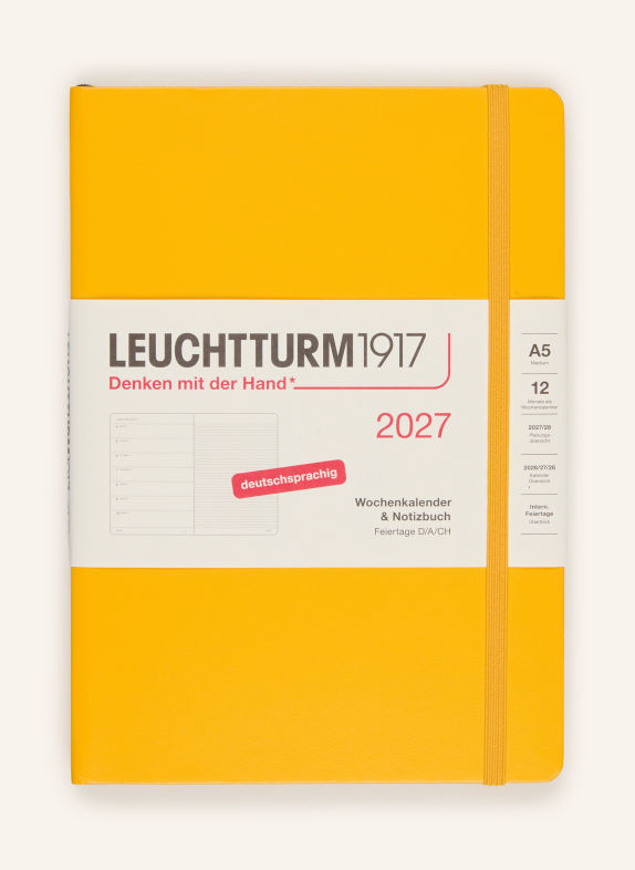 LEUCHTTURM1917 Wochenkalender DUNKELGELB