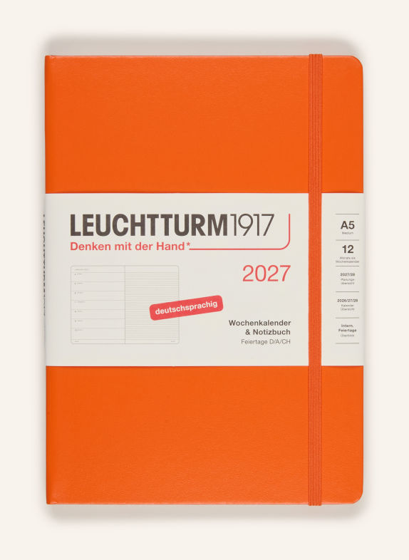 LEUCHTTURM1917 Wochenkalender ORANGE