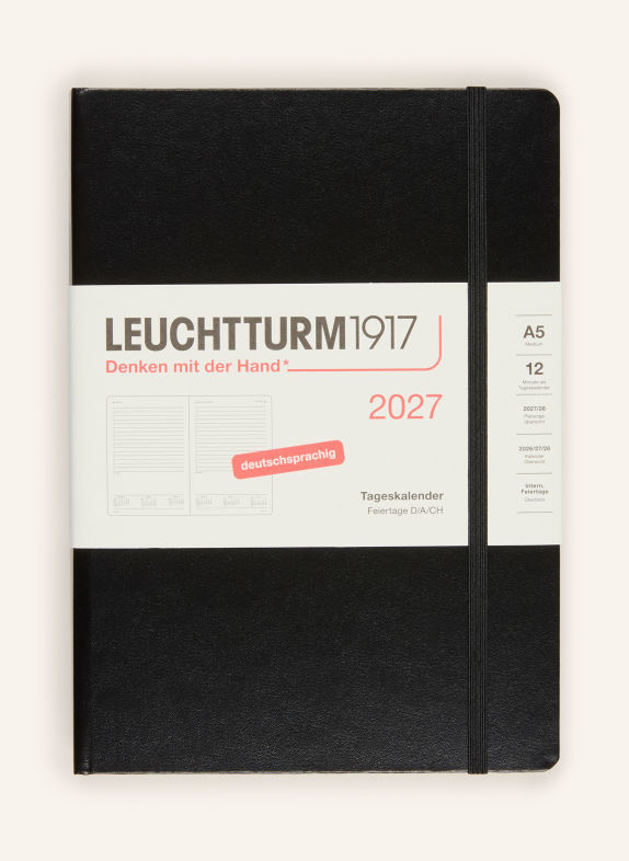 LEUCHTTURM1917 Tageskalender SCHWARZ
