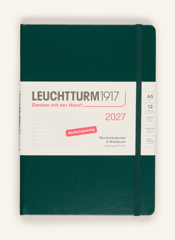 LEUCHTTURM1917 Wochenkalender DUNKELGRÜN