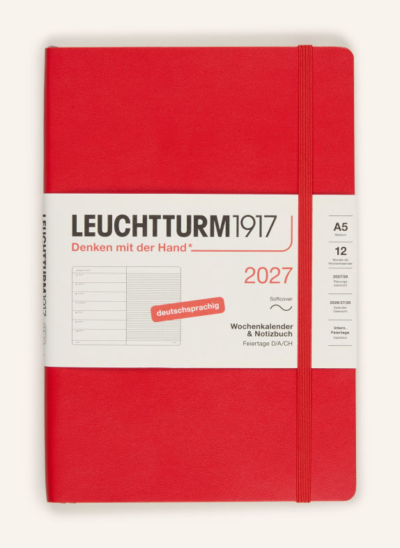 LEUCHTTURM1917 Wochenkalender ROT