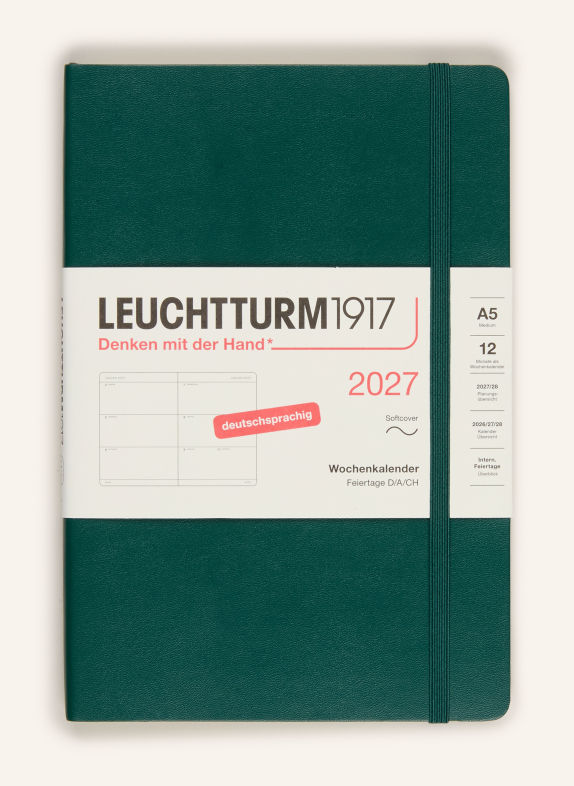 LEUCHTTURM1917 Wochenkalender DUNKELGRÜN
