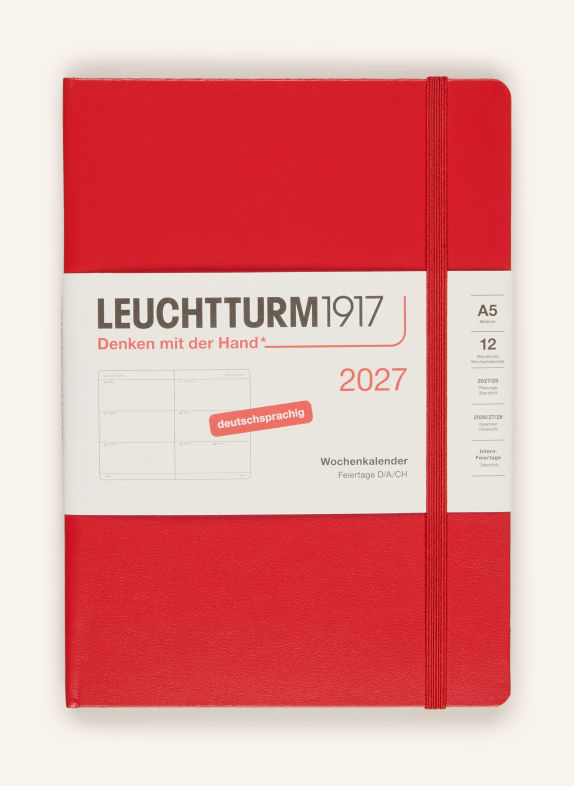 LEUCHTTURM1917 Wochenkalender ROT