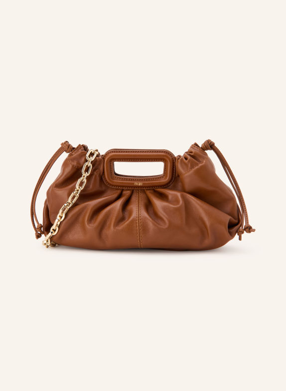 maje Clutch BRAUN / GOLD