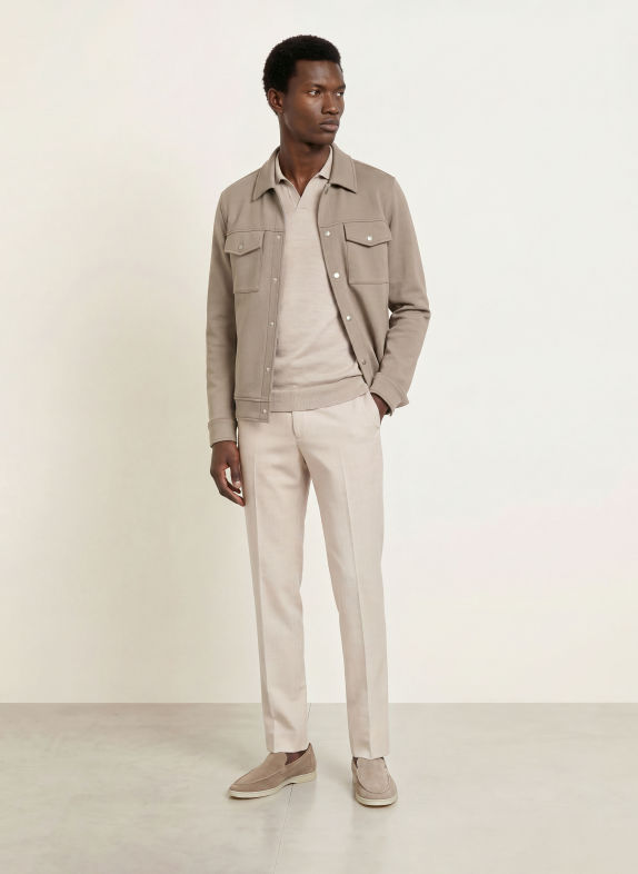 REISS Overshirt THOM TAUPE