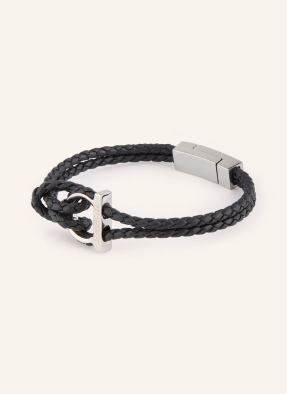 FERRAGAMO Armband SCHWARZ / SILBER