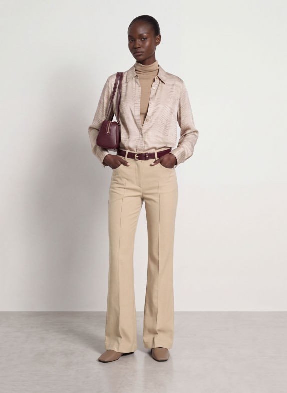REISS Bootcut broek SOFIA 03 NEUTRAL