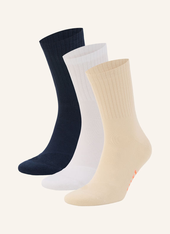 FALKE 3er-Pack Laufsocken RUN RIB CREW 0020 SORTIMENT