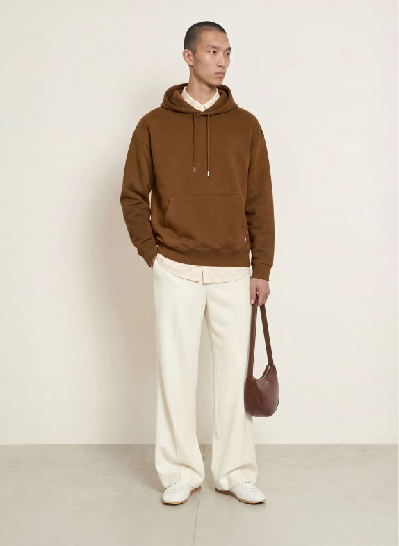 SANDRO Oversized-Hoodie DUNKELBRAUN