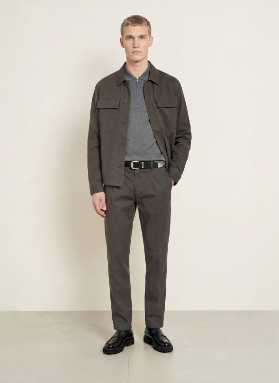 Marc O'Polo Jersey-Poloshirt Regular Fit DUNKELGRAU