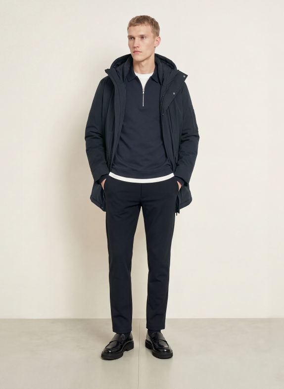 Marc O'Polo Jersey-Poloshirt Regular Fit DUNKELBLAU