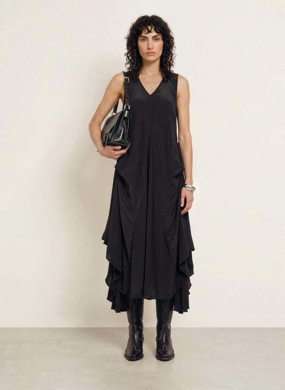 ALLSAINTS Robe SYBIL NOIR