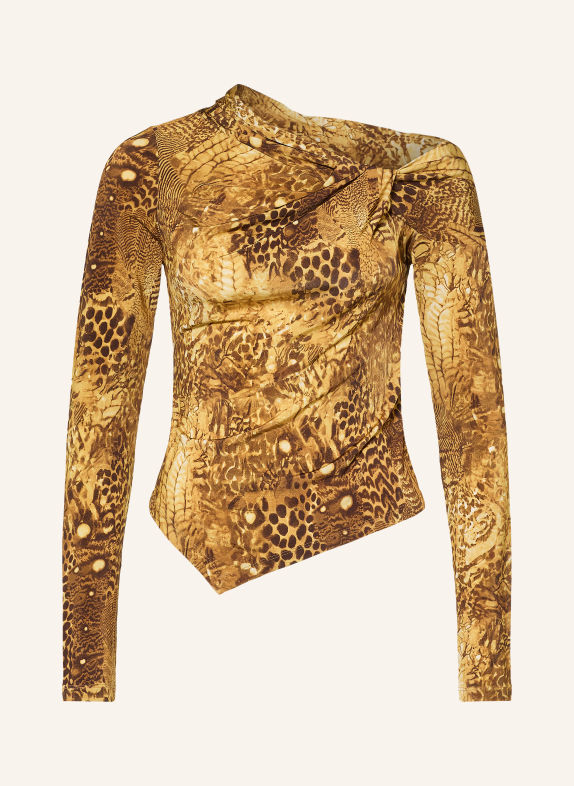 ALLSAINTS One-Shoulder-Shirt ARLIE GOLD